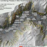 100daymapchallenge, maptheclouds, lidar, gis, arcgis, pdal, yosemite, climbing, terrain-analysis, flow-direction Featured image alt Day 2: Yosemite climbing walls from LiDAR slope analysis - #100DayMapChallenge