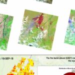 Day 4: dNBR burn severity map, Bolivia-Paraguay-Brazil border fires August 2019 - #100DayMapChallenge