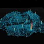 Day 10: Romania population density as 3D H3 hexagonal columns - #100DayMapChallenge