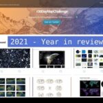 Day 13: 2021 MapTheClouds year in review visualization - #100DayMapChallenge