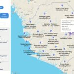 Day 15: Sierra Leone school access isochrones on Mapbox GL - #100DayMapChallenge