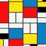 Day 19: Mondrian-style composition generated with Perl and CSS Grid - #100DayMapChallenge