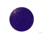 Day 27: Star globe from HYG database - #100DayMapChallenge