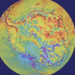 Day 38: 3D Antarctica gravity disturbance visualization - #100DayMapChallenge
