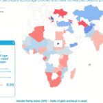 Day 39: Animated choropleth of global education Gender Parity Index - #100DayMapChallenge