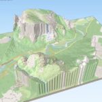 Day 52: The Hexagonal Nose Yosemite terrain - #100DayMapChallenge