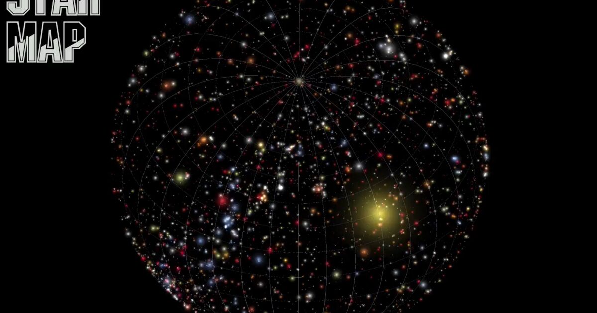 Day 60: HYG Star Map 3D visualization - #100DayMapChallenge