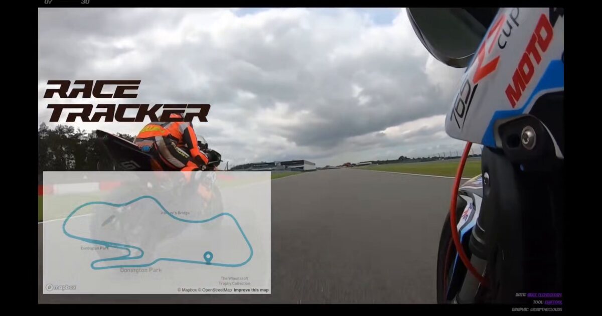 Day 68: Race Tracker GPS telemetry video sync - #100DayMapChallenge