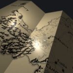 Day 70: Cluj County fantasy folded map - #100DayMapChallenge